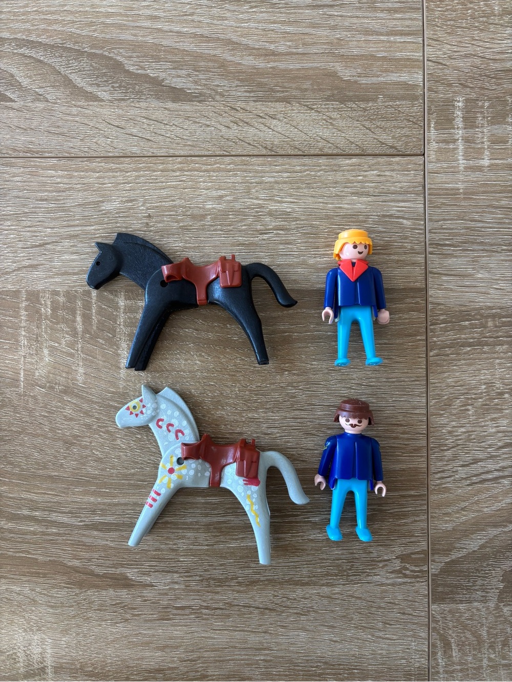 vintage 1974 Playmobil horse lot
